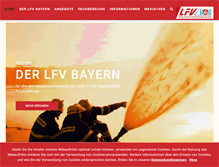 Tablet Screenshot of lfv-bayern.de